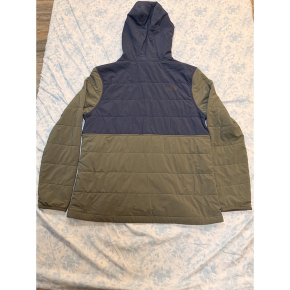 THE NORTH FACE womens Navy / olive Mountain Hoody Jacket Size Large. Very soft - Picture 13 of 14